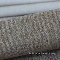 Tissu touché doux teint de style en lin de coton
